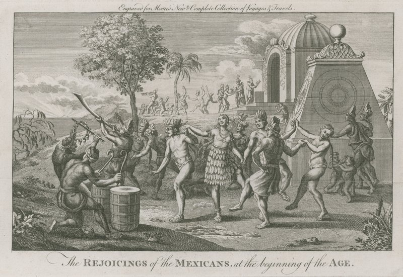 Les réjouissances des Mexicains au début de l