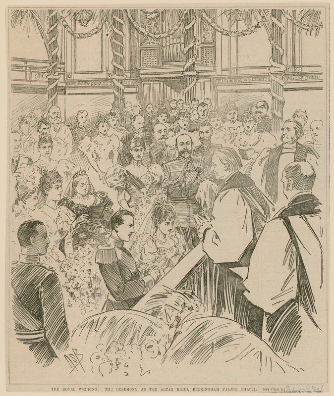 Le mariage royal, la cérémonie aux balustrades de l