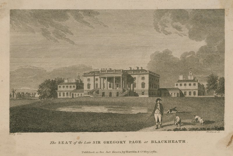 La demeure du défunt Sir Gregory Page Turner - English School