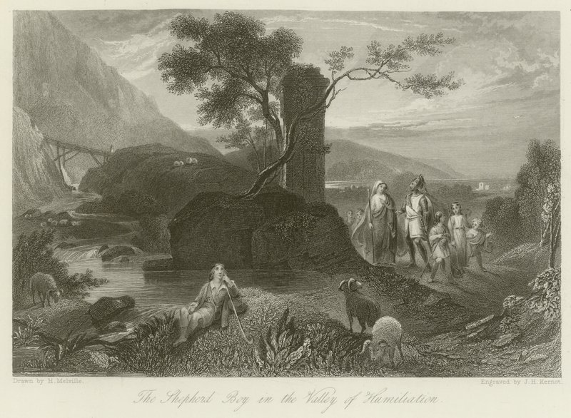 Le berger dans la vallée de l