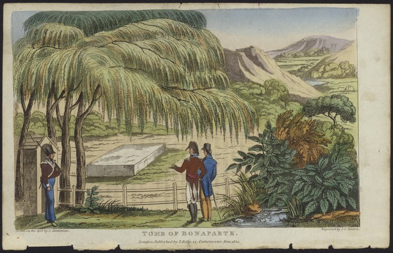 La tombe de Napoléon Bonaparte à Sainte-Hélène - English School