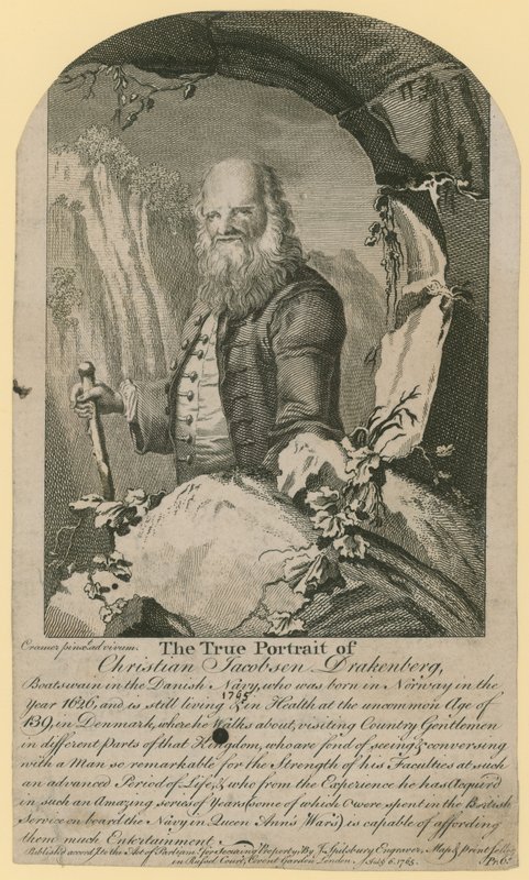 Le véritable portrait de Christian Jacobsen Drakenberg - English School