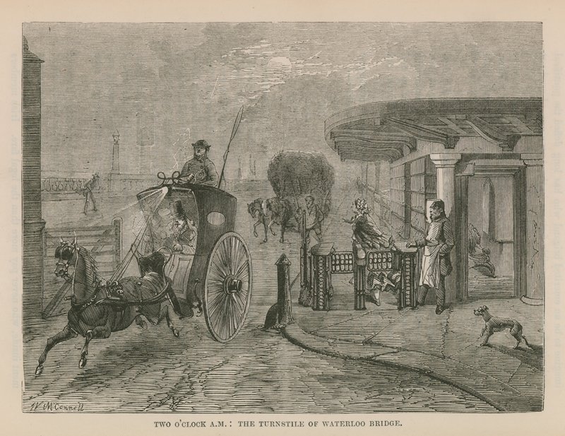 Le tourniquet du pont de Waterloo - English School