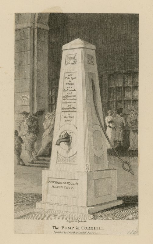 La pompe à eau à Cornhill - English School