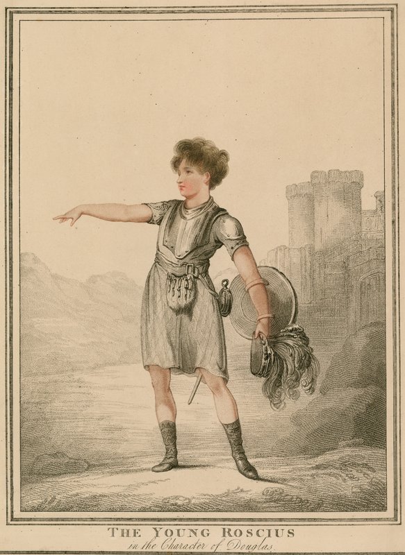 Le jeune Roscius dans le rôle de Douglas - English School