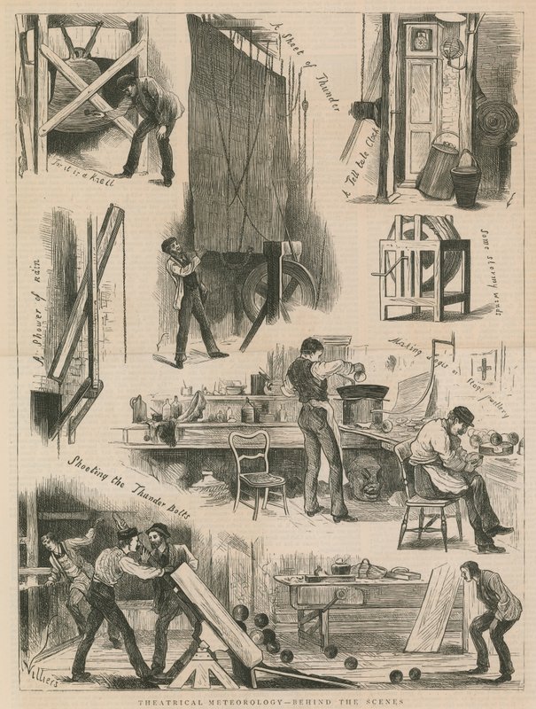 Météorologie théâtrale - dans les coulisses - English School