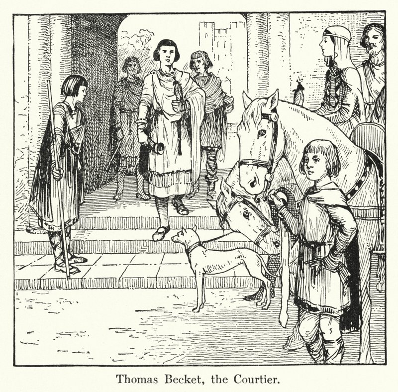 Thomas Becket, le courtisan - English School