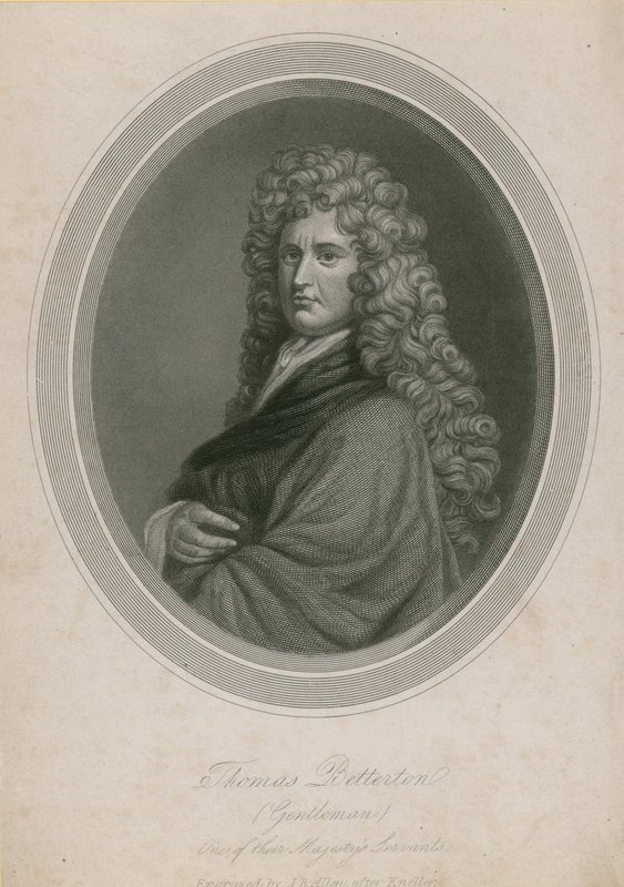 Thomas Betterton (Gentleman), un des serviteurs de leurs Majestés - English School