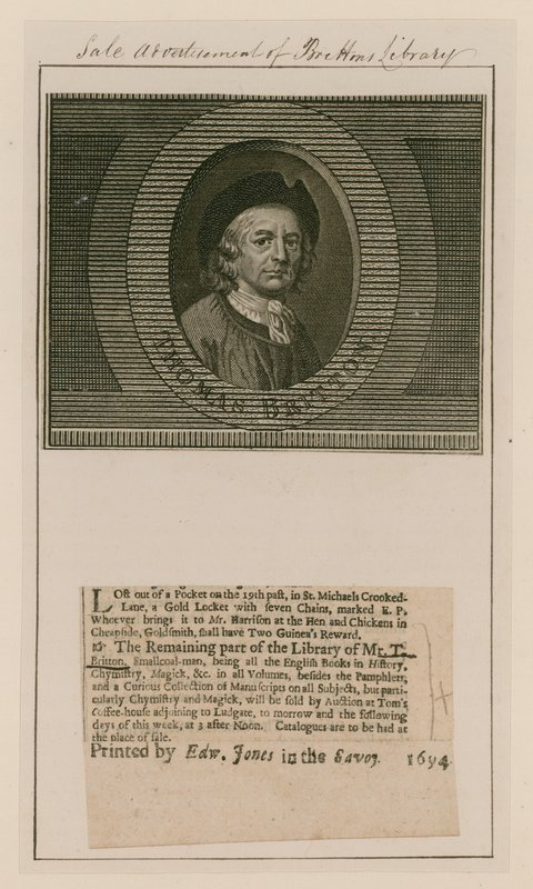 Thomas Britton, le petit charbonnier musical - English School