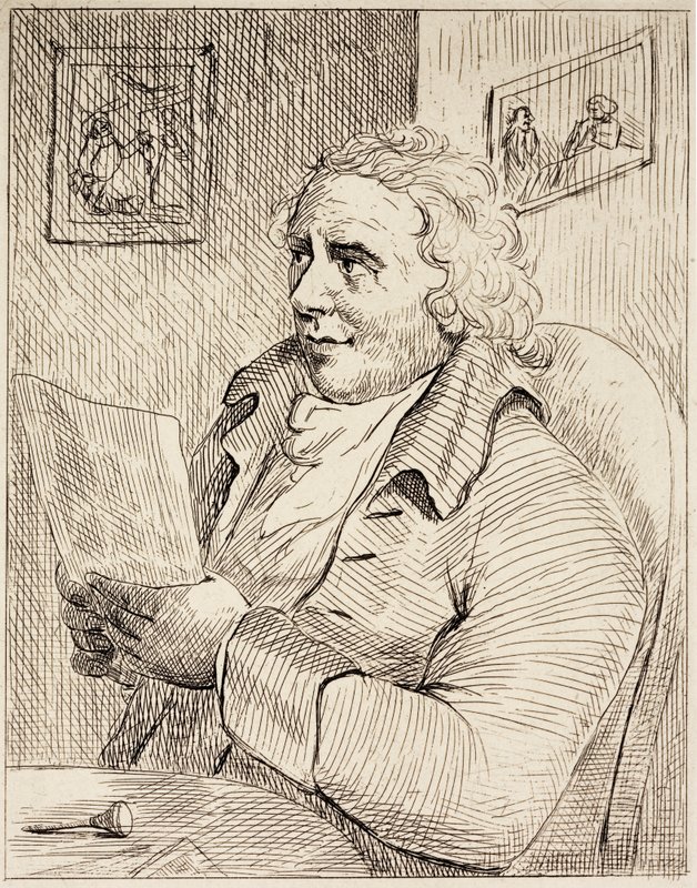 Thomas Rowlandson, caricaturiste anglais (gravure) - English School