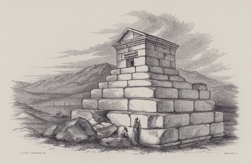 Tombe de Cyrus (gravure) - English School
