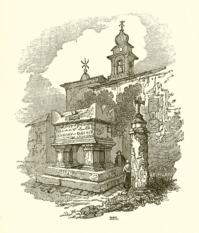 Tombe de Pétrarque à Arquà - English School