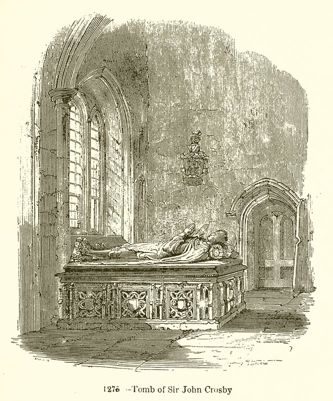 Tombe de Sir John Crosby - English School