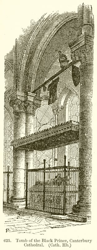 Tombe du Prince Noir, Cathédrale de Canterbury - English School