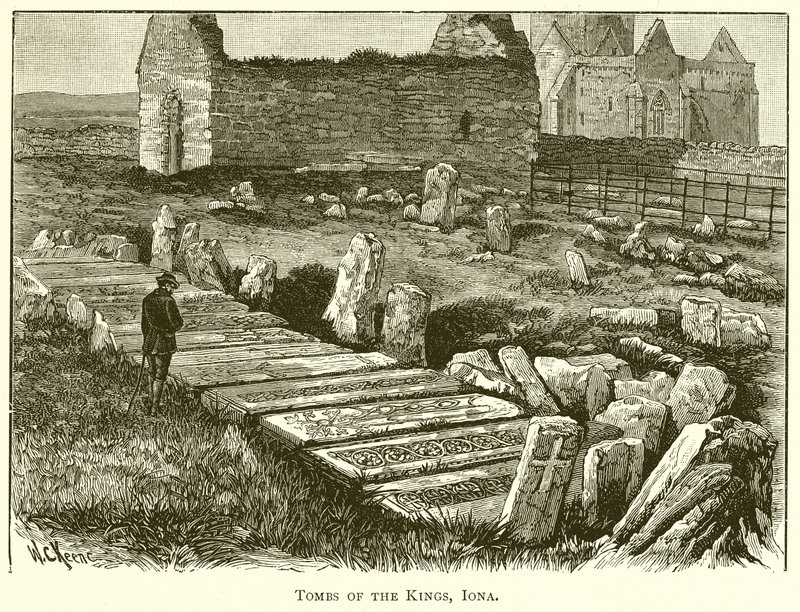Tombes des rois, Iona - English School