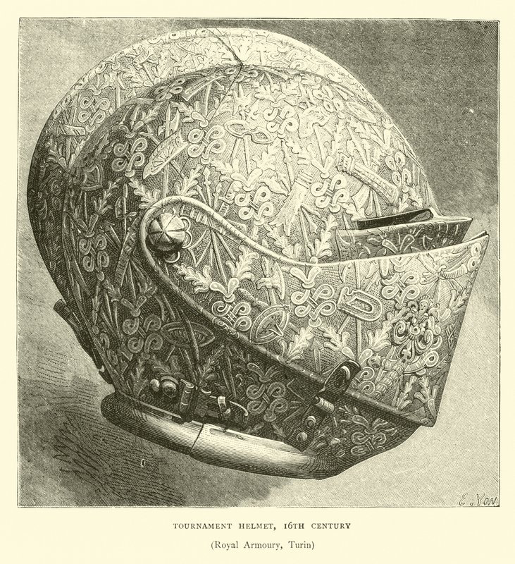 Casque de tournoi, XVIe siècle - English School