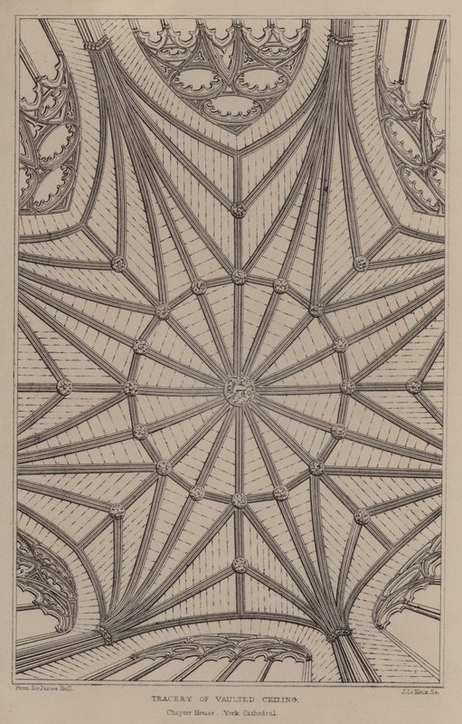Tracé des voûtes (gravure) - English School