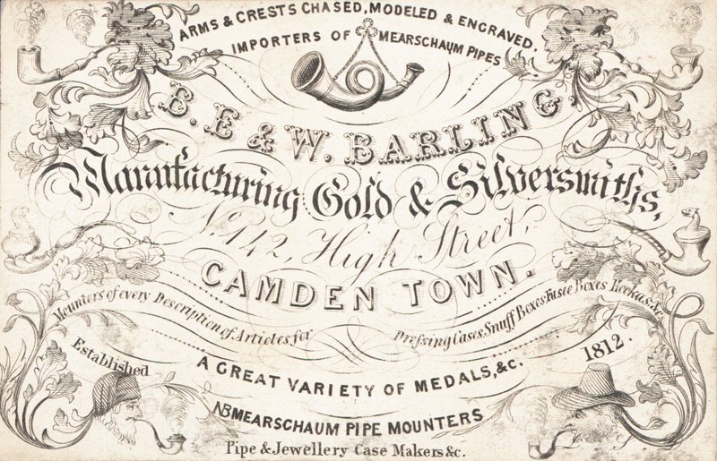 Carte de visite, B E & W Barling - English School