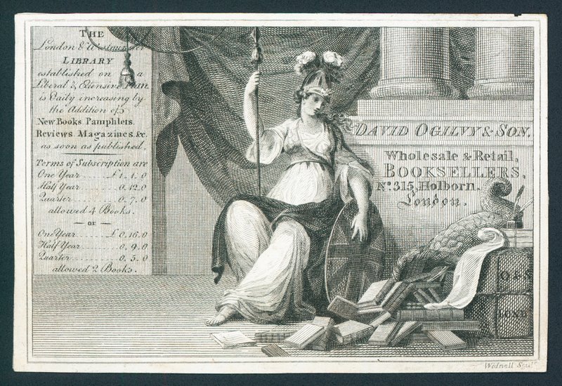 Carte de visite, David Ogilvy & Fils - English School