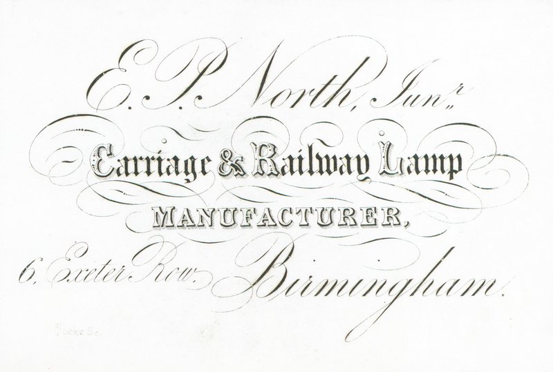 Carte de visite, E P North - English School