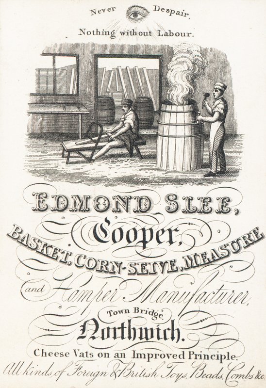 Carte de visite, Edmond Slee - English School
