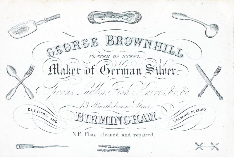 Carte de visite, George Brownhill - English School