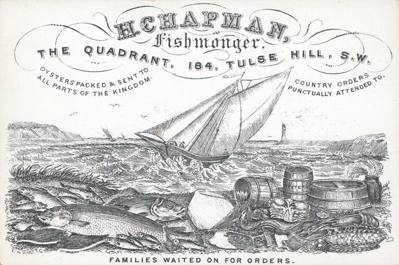 Carte de visite de H Chapman - English School