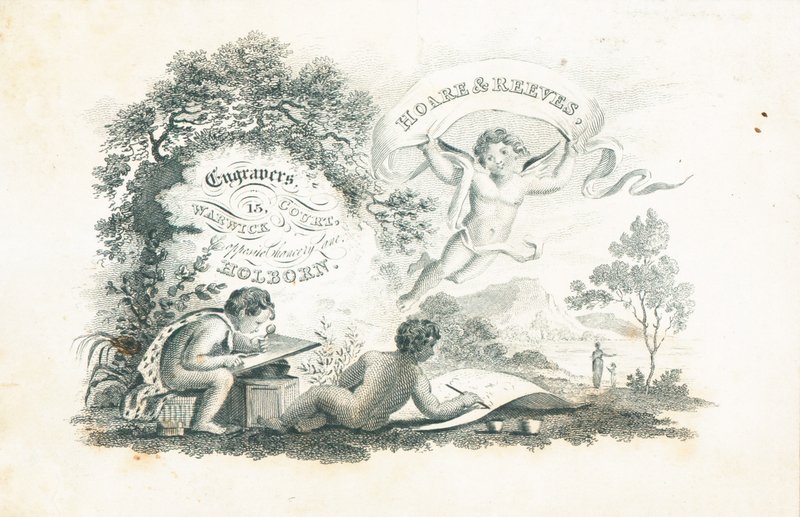 Carte de visite, Hoare & Reeves - English School