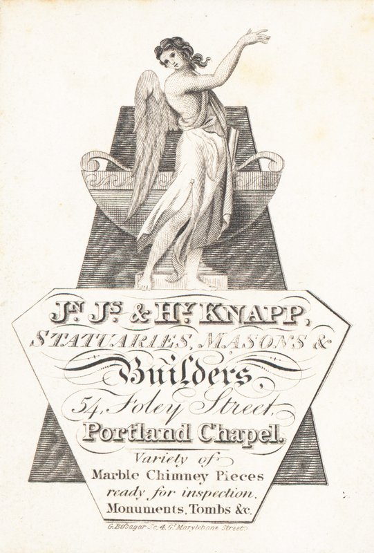 Carte de visite, J J & H Knapp - English School