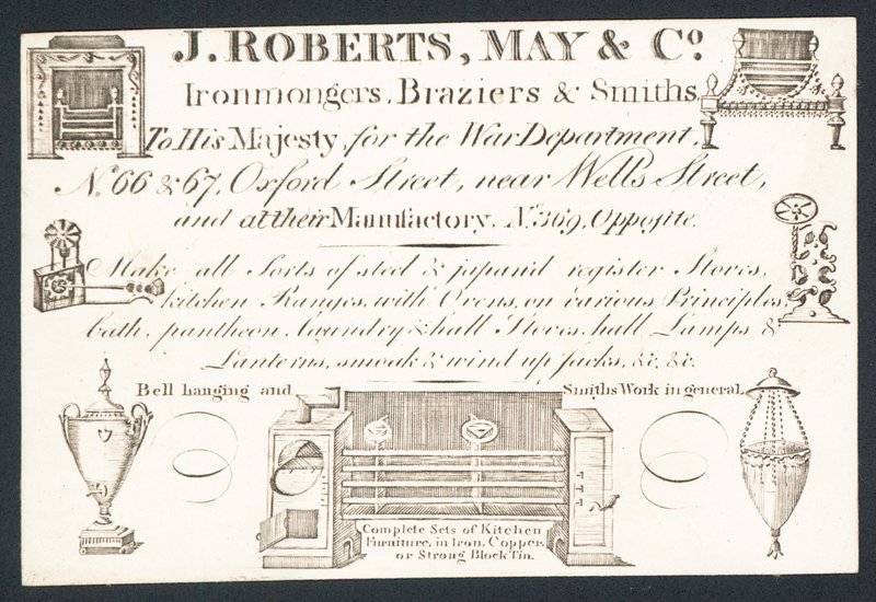 Carte de visite, J Roberts, May & Co - English School