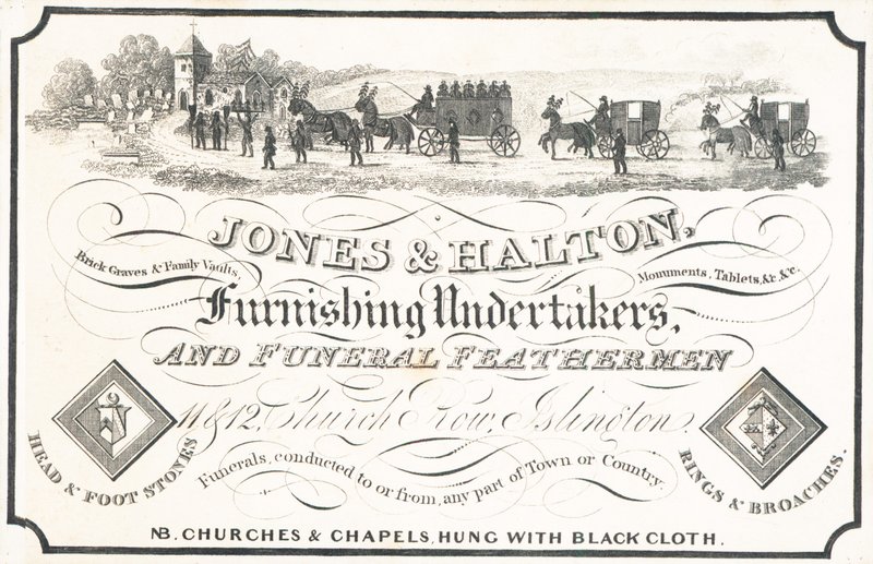 Carte de visite de Jones & Halton - English School