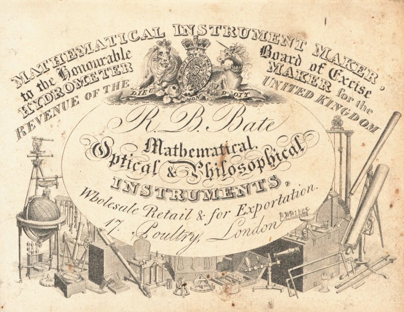 Carte de visite, R B Bate - English School