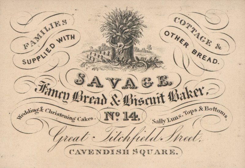 Carte de visite de Savage - English School