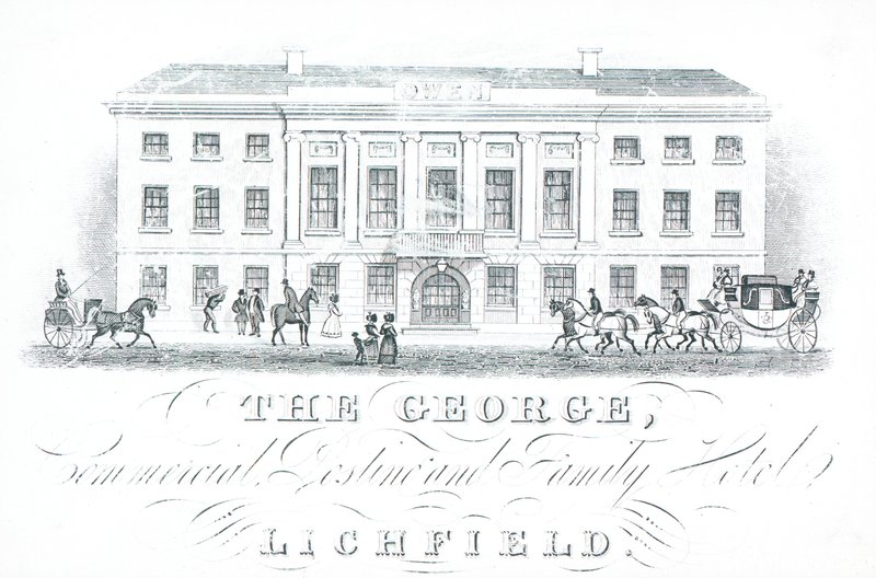 Carte de visite, The George - English School