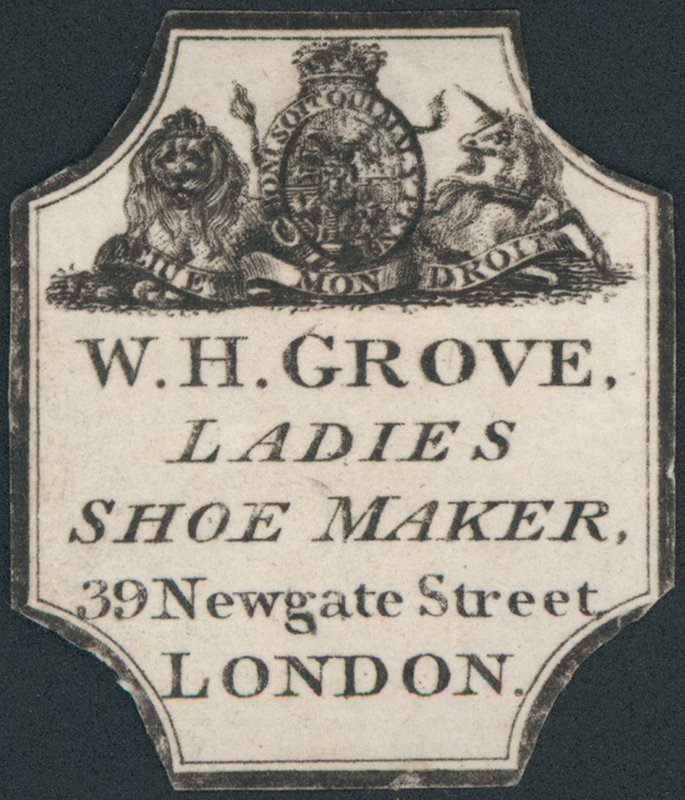 Carte de visite de W H Grove - English School