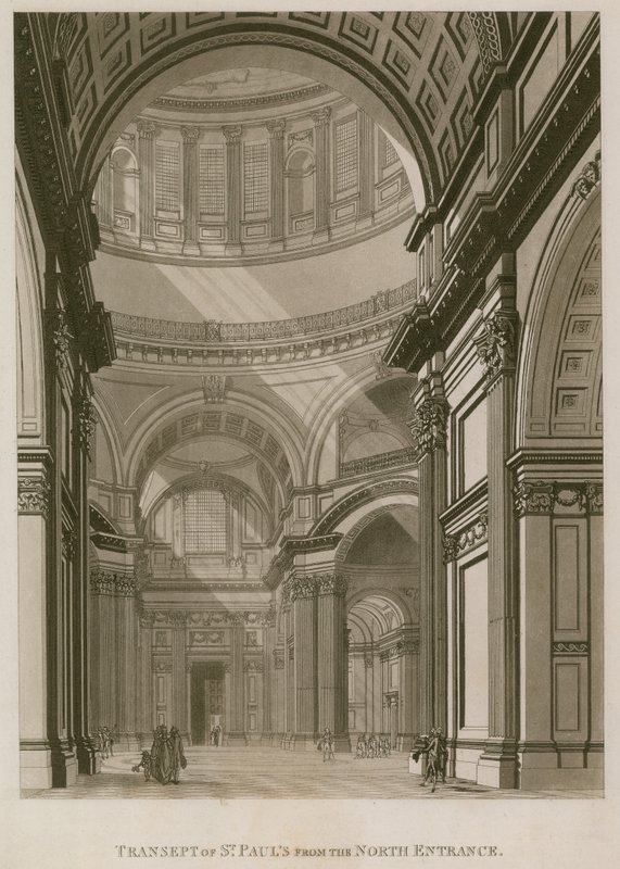Transept de la cathédrale Saint-Paul, Londres, depuis l