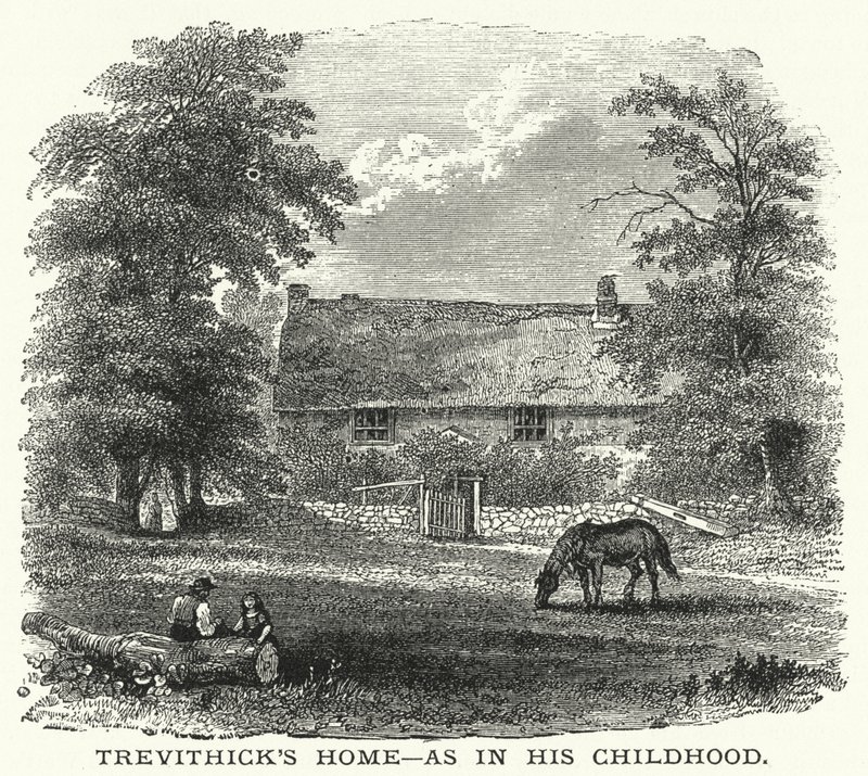 Maison de Trevithick, comme dans son enfance - English School