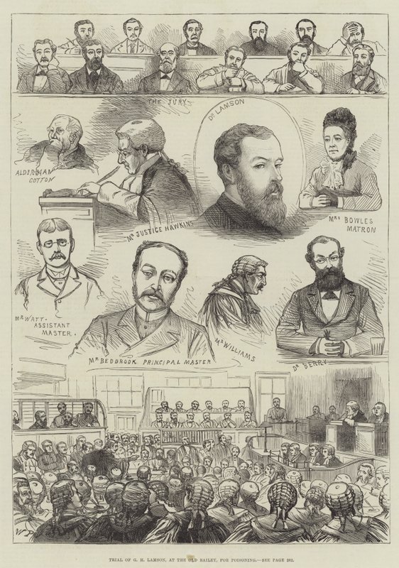 Procès de G H Lamson, à l