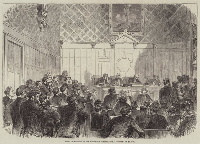 Procès des membres de la "Société Internationale" des ouvriers en France - English School