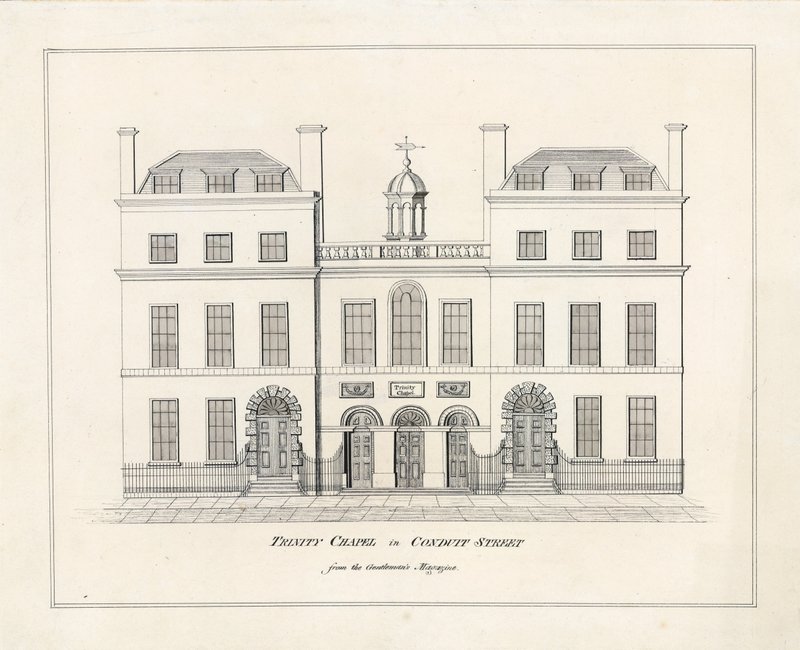 Chapelle de la Trinité, Conduit Street, Londres - English School