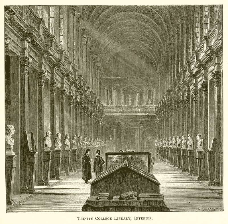 Bibliothèque du Trinity College, intérieur - English School