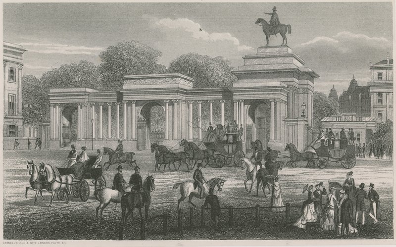 Arc de triomphe, Hyde Park Corner, Londres - English School