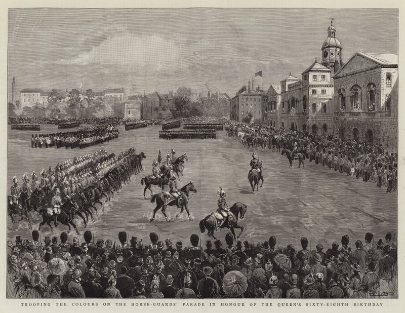 Défilé des couleurs sur la parade des Horse-Guards en l