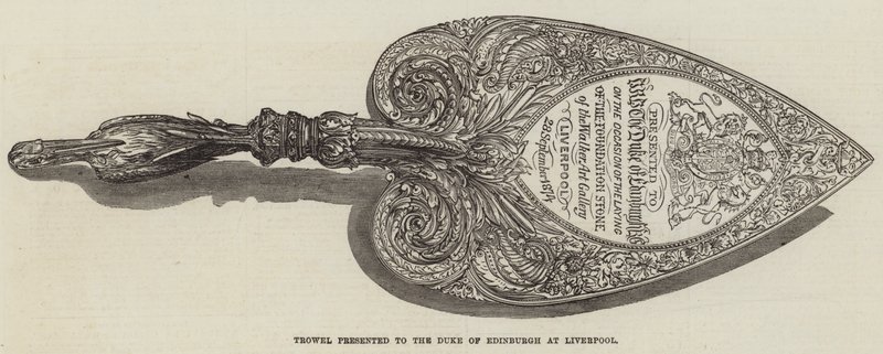 Truelle présentée au duc d