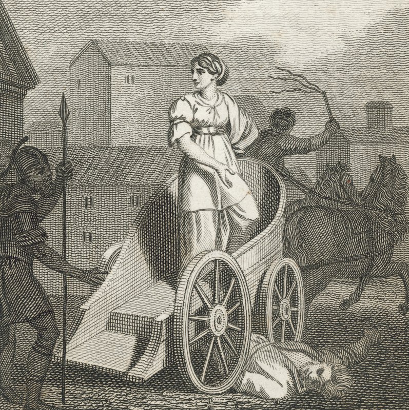 Tullie passant sur le corps de son père - English School