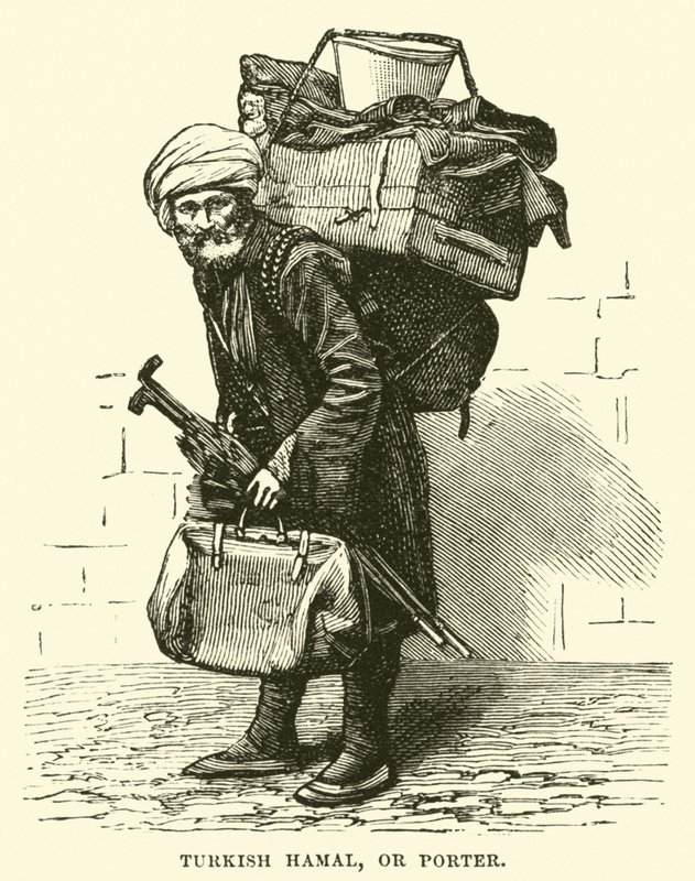 Hamal turc, ou porteur - English School