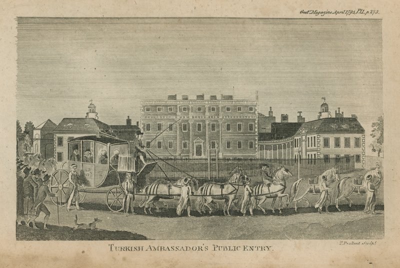 Entrée publique des ambassadeurs turcs - English School