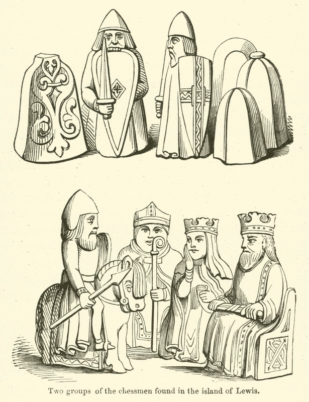 Deux groupes de pièces d