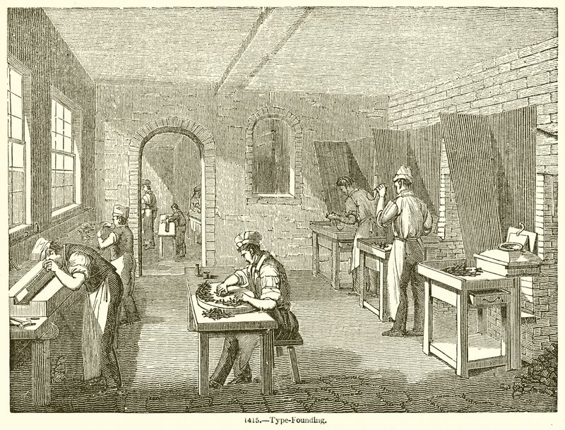 Fonderie de caractères - English School