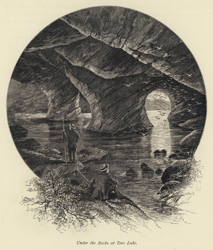 Sous les rochers du lac Torc - English School